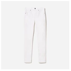 NWT Everlane Curvy High Rise Skinny Jean, Size 29, White